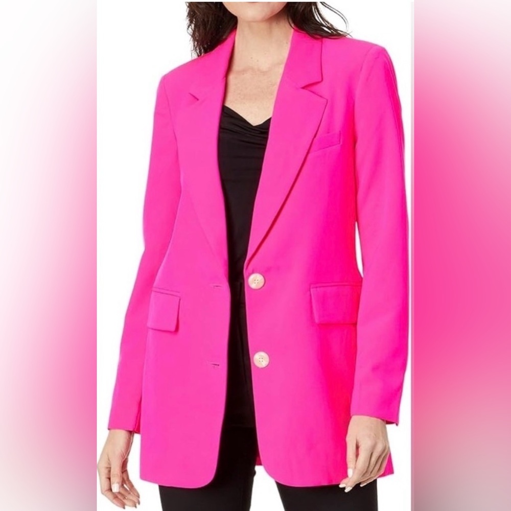 Vince Camino bright pink blazer